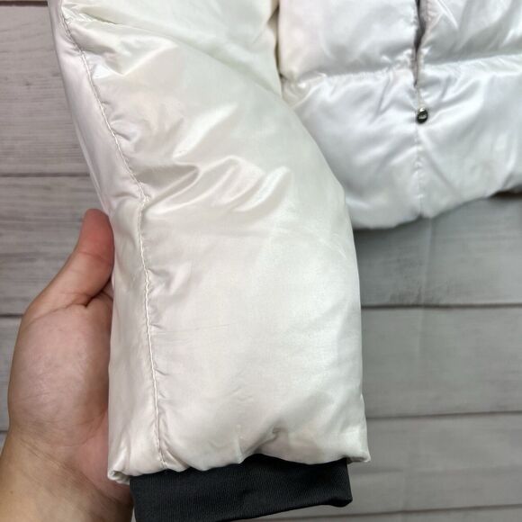 Ralph Lauren RLX Down Puffer Zip White Jacket Women’s Size S - Picture 5 of 13